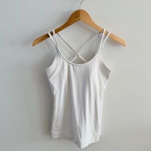 Tory Sport White Double-Strap Tank Top – Size Small